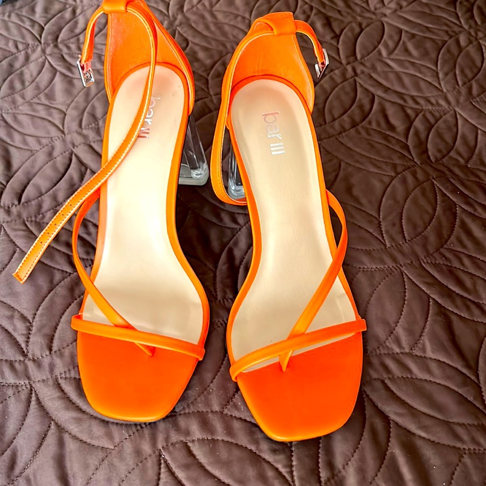 High heeled sumner sandals size 7.5 by Bar III